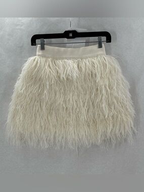 Alice + Olivia Ostrich Feather Skirt